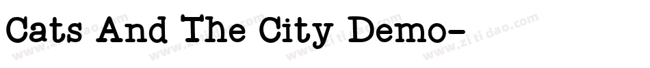 Cats And The City Demo字体转换